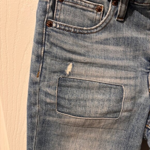 J. Crew Distressed Vintage Crop Medium Wash Jeans - Picture 4 of 10